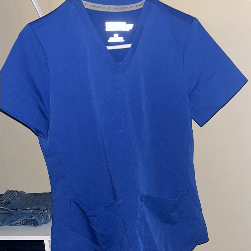 Fabletic Blue Scrub Set
